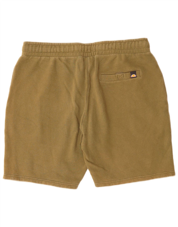 Ellesse Herren-Sportshorts mit Grafik, groß, Khaki, Baumwolle