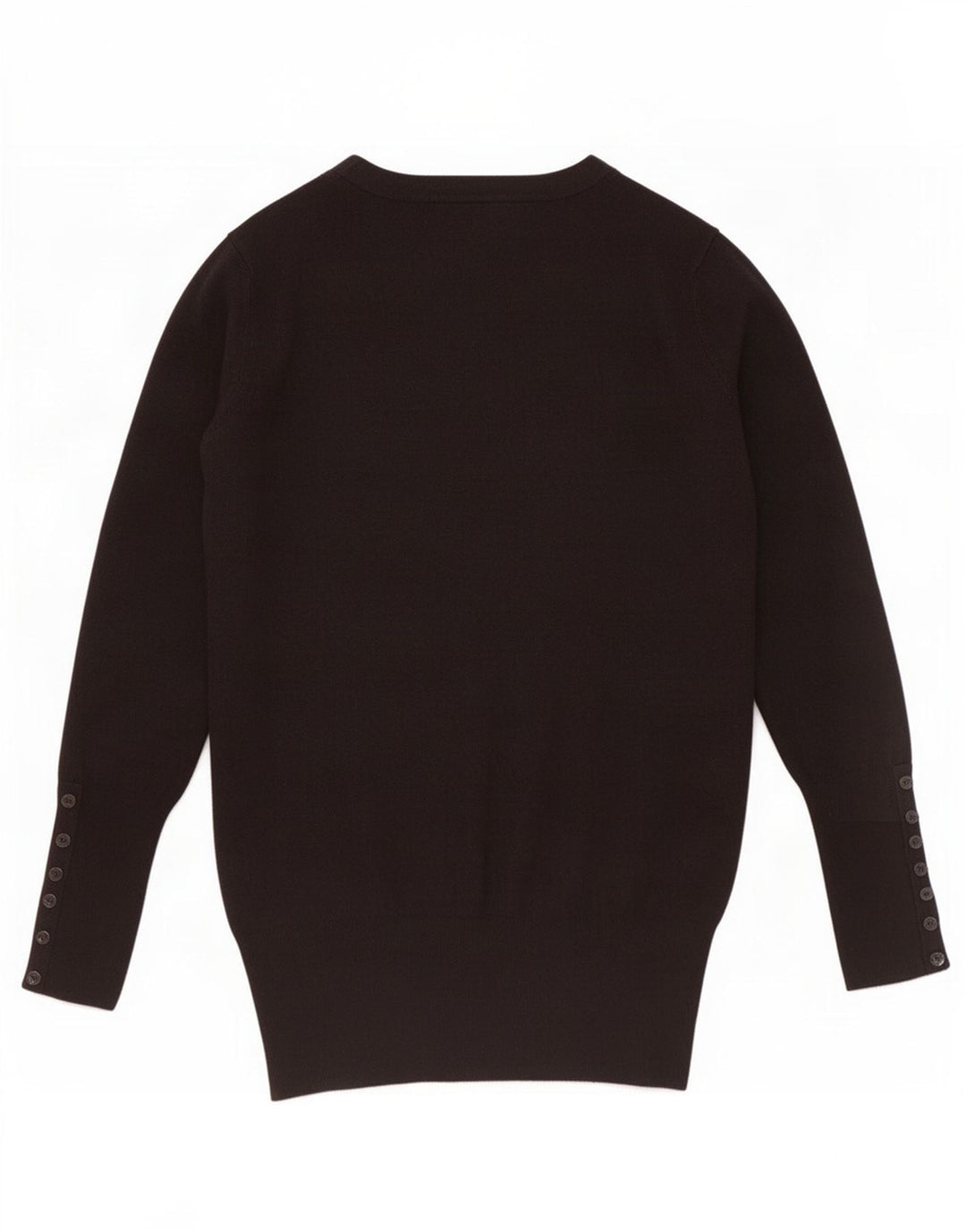 Zara Damen-Cardigan-Pullover UK 12 Medium Black Rayon