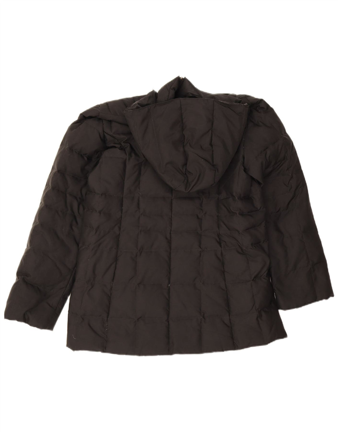 Sergio Tacchini Damen Wattierte Jacke mit Kapuze IT 46 Large Schwarz