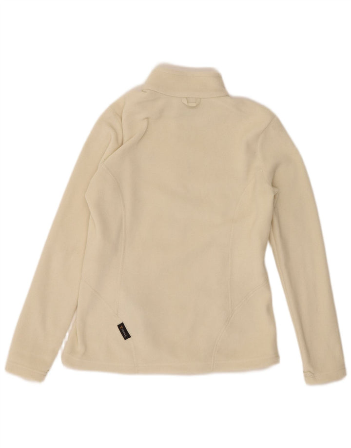Jack Wolfskin Damen Liner Fleecejacke UK 8/10 Small Off White Polyester