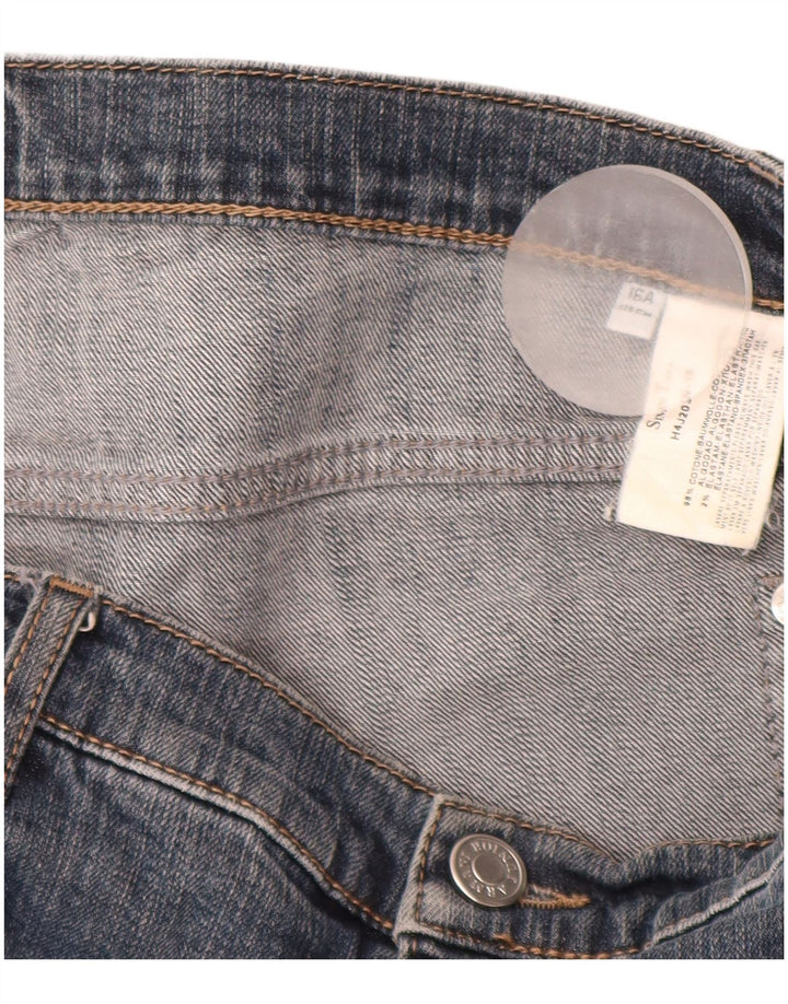 ARMANI JUNIOR gerade Jeans für Jungen, 15–16 Jahre, W32, L30, blaue Baumwolle