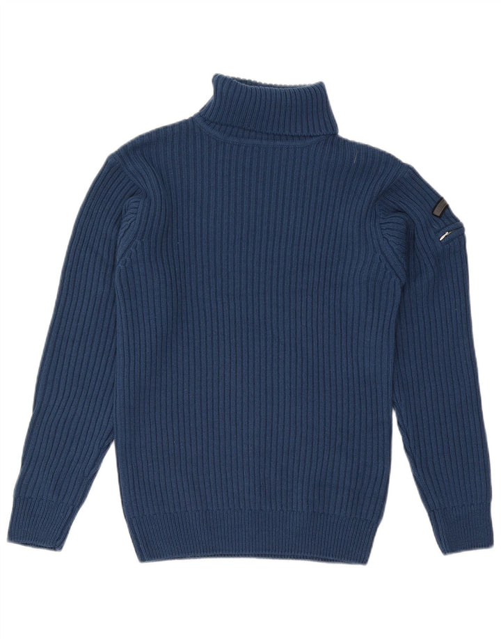 Arizona Rollkragenpullover für Damen, Gr. 10, klein, blau, Polyacryl
