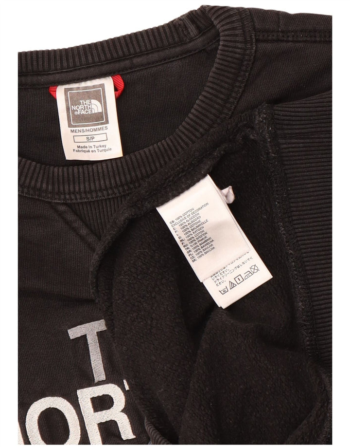 The North Face Herren-Sweatshirt mit Grafik, Größe S, Schwarz, Baumwolle