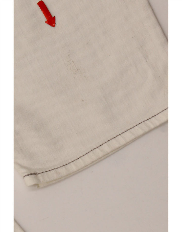 Guess Damen Slim Jeans W30 L34 Weiß