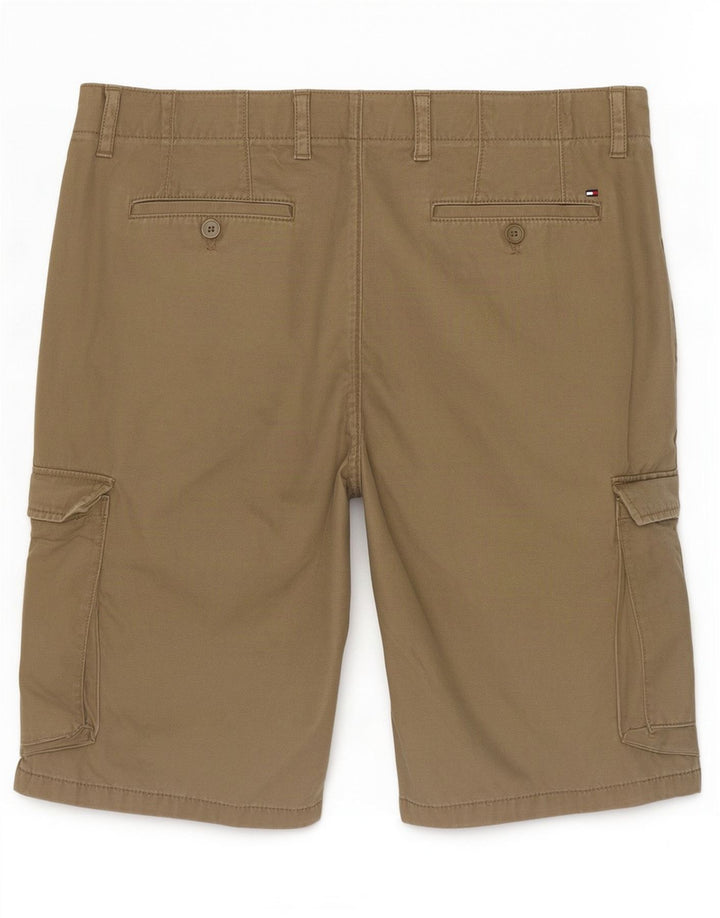 Tommy Hilfiger Herren Cargo-Shorts W36, große Khaki-Baumwolle