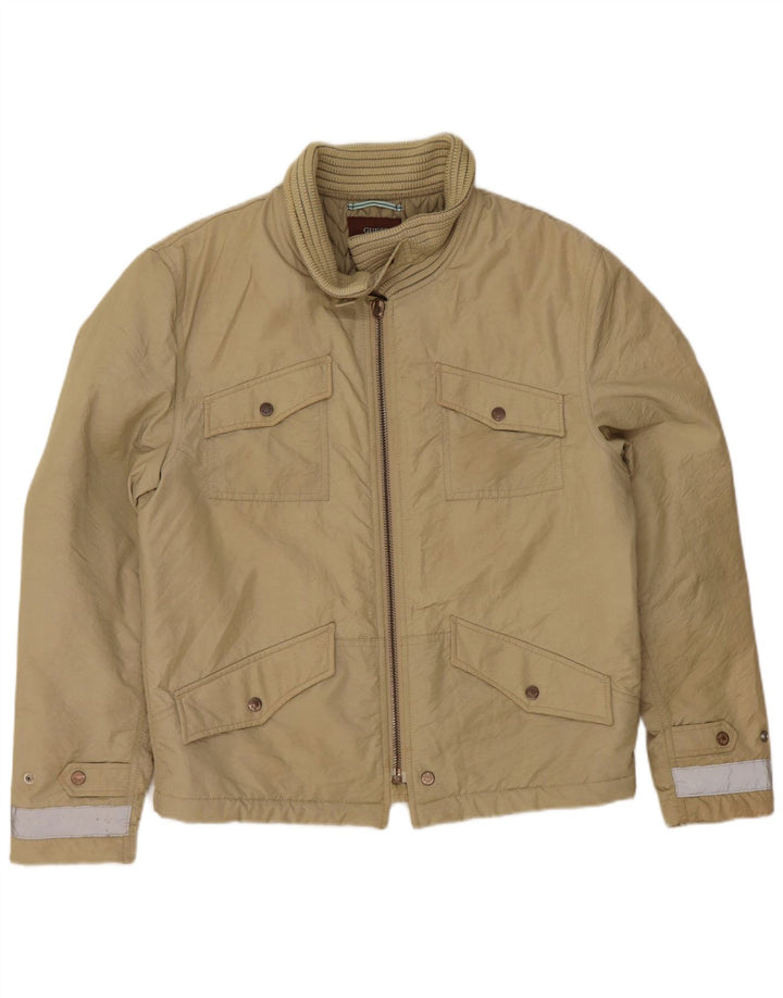 GUESS BY MARCIANO Mens Utility Gilet UK 38 Medium Beige Polyamide