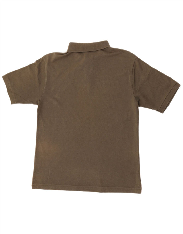 Kappa Herren-Poloshirt aus mittlerer Khaki-Baumwolle