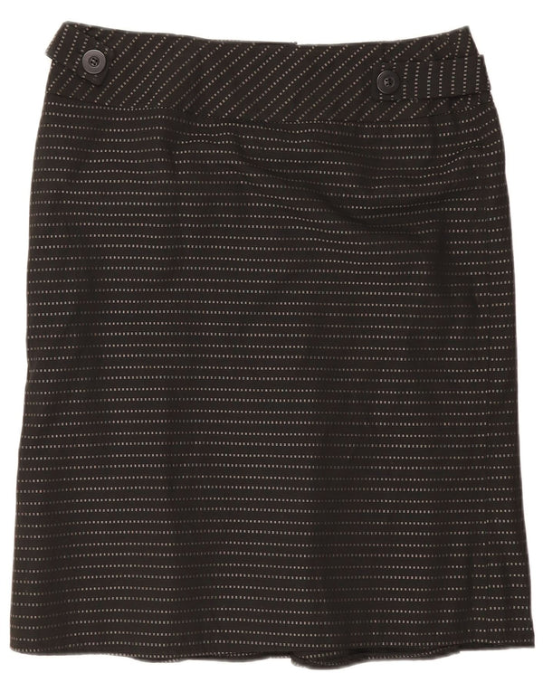 Principles Womens Midi Straight Rock UK 14 Medium W32 Schwarzer Nadelstreifen