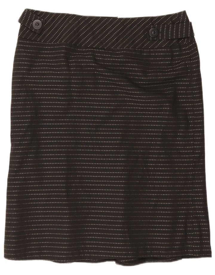 Principles Womens Midi Straight Rock UK 14 Medium W32 Schwarzer Nadelstreifen