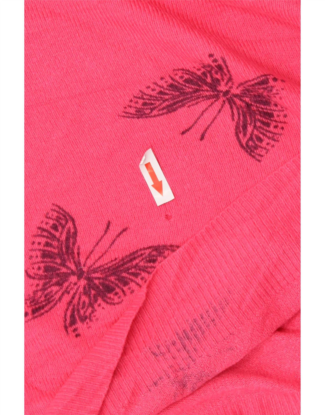 Marks & Spencer Damen-Pullover mit Rundhalsausschnitt, Gr. 12, mittelrosa Schmetterling