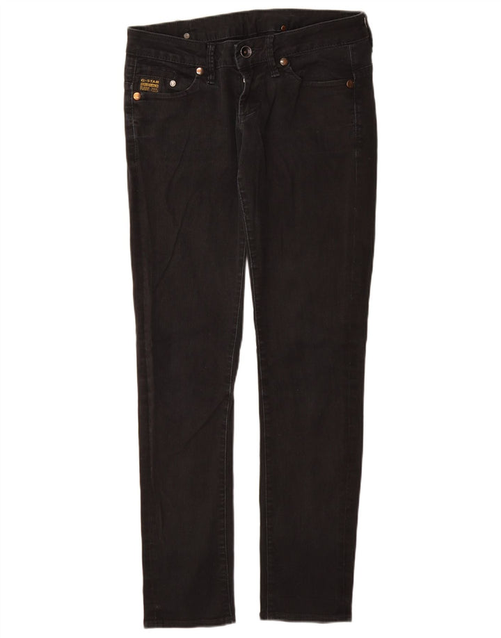 G-Star Damen Skinny Jeans W28 L30 Schwarz