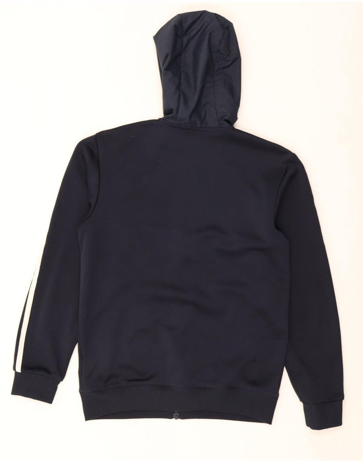Adidas Herren-Kapuzenpullover mit Reißverschluss, klein, marineblau, Polyester