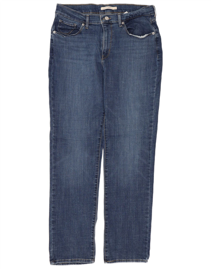 LEVI'S Damen-Jeans mit klassischer Passform, gerade Passform, US 10, Größe L, W30, L30, Blau