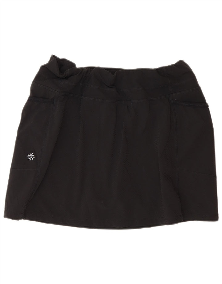 ATHLETA Damen Tennisrock UK 14 Medium Schwarz Polyester