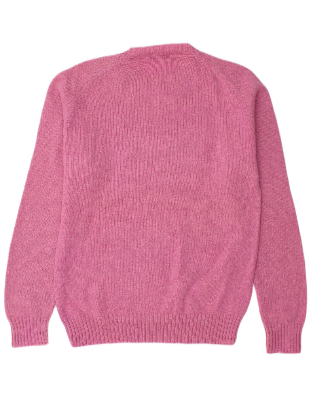 KAPPA Herren-Pullover mit Rundhalsausschnitt, große rosa Wolle