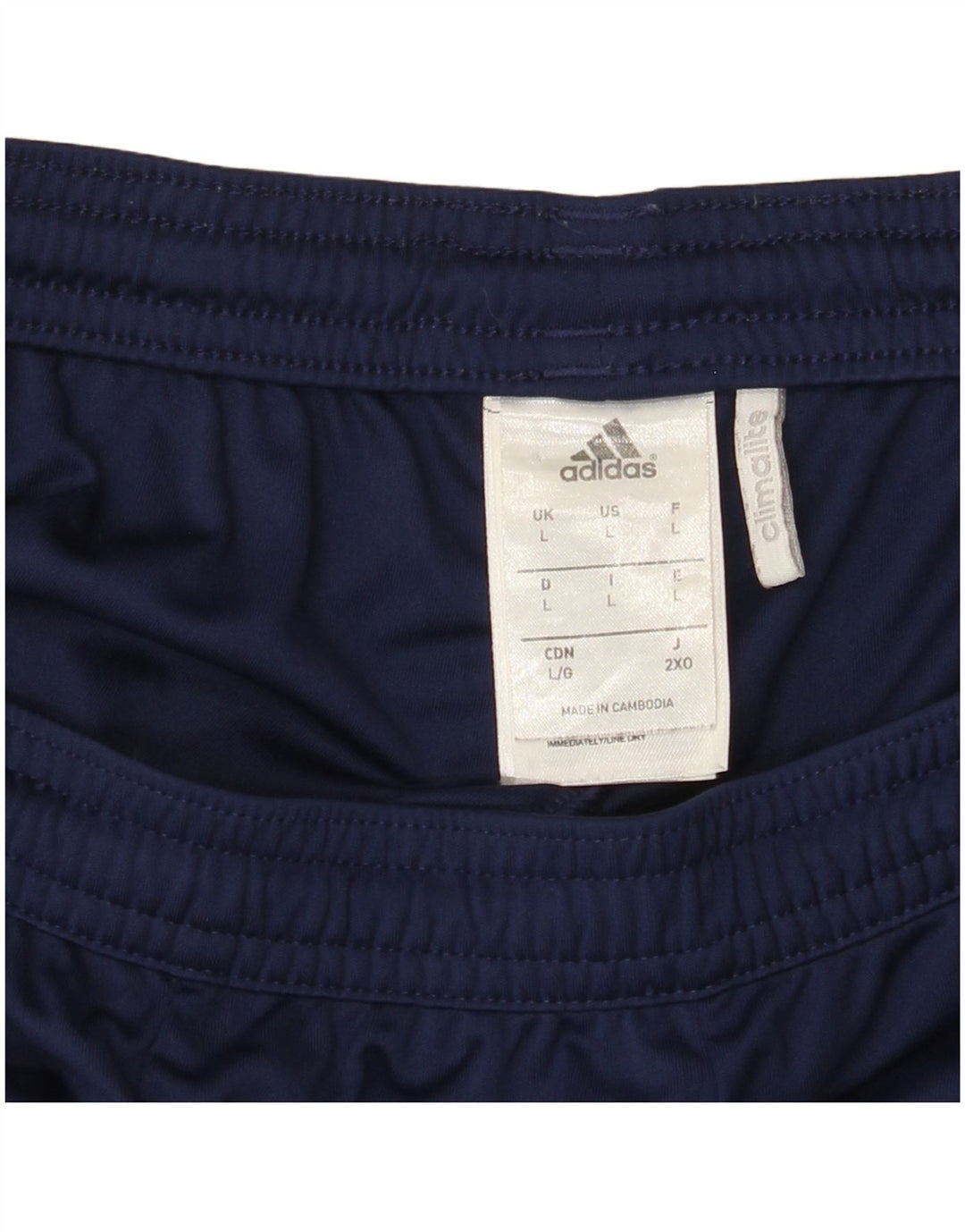 Adidas Herren Climalite Sportshorts, groß, marineblau, Farbblock-Polyester