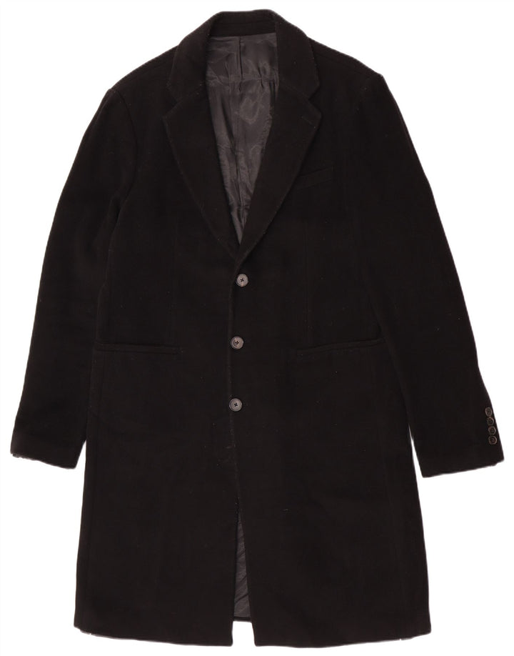 Zara Herrenmantel UK 40 Large Schwarz