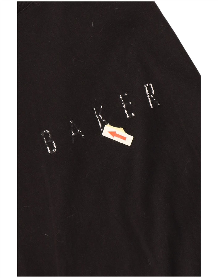 Ted Baker Herren-T-Shirt mit Grafik, Größe 3, mittelschwarz