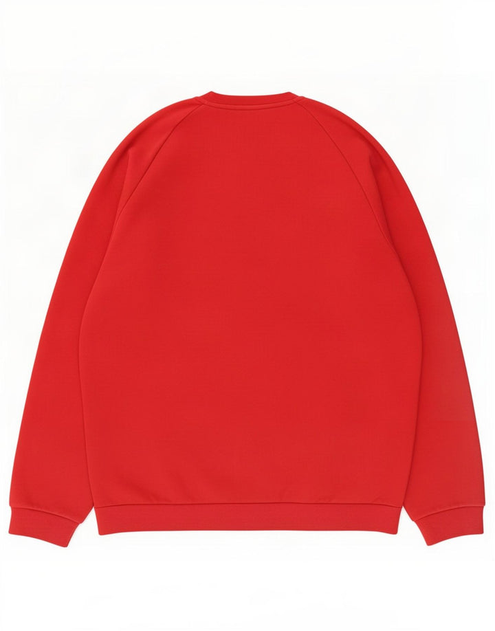 Adidas Herren Sweatshirt Pullover große rote Baumwolle