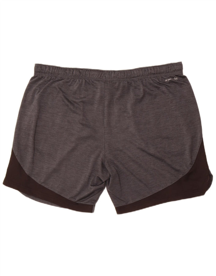 Russell Athletic Herren-Sportshorts, großes graues Farbblock-Polyester