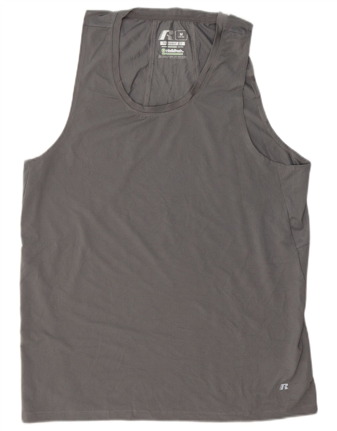 RUSSELL ATHLETIC Herren-Trägershirt UK 38/40 Mittelgraues Polyester