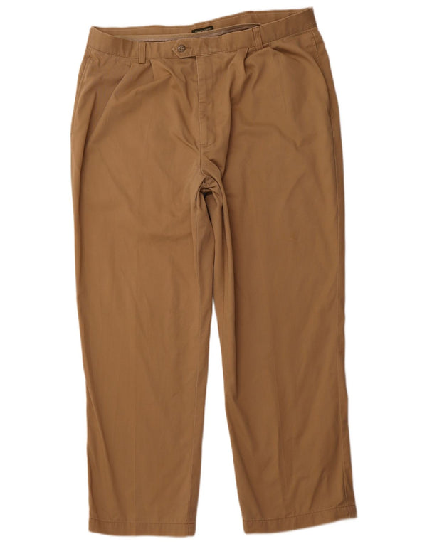 DOCKERS Gerade Anzughose für Herren, W40, L30, beige Baumwolle