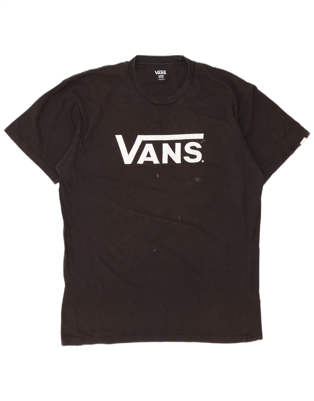 Vans Herren-T-Shirt mit Grafik, Größe L, Schwarz, Baumwolle