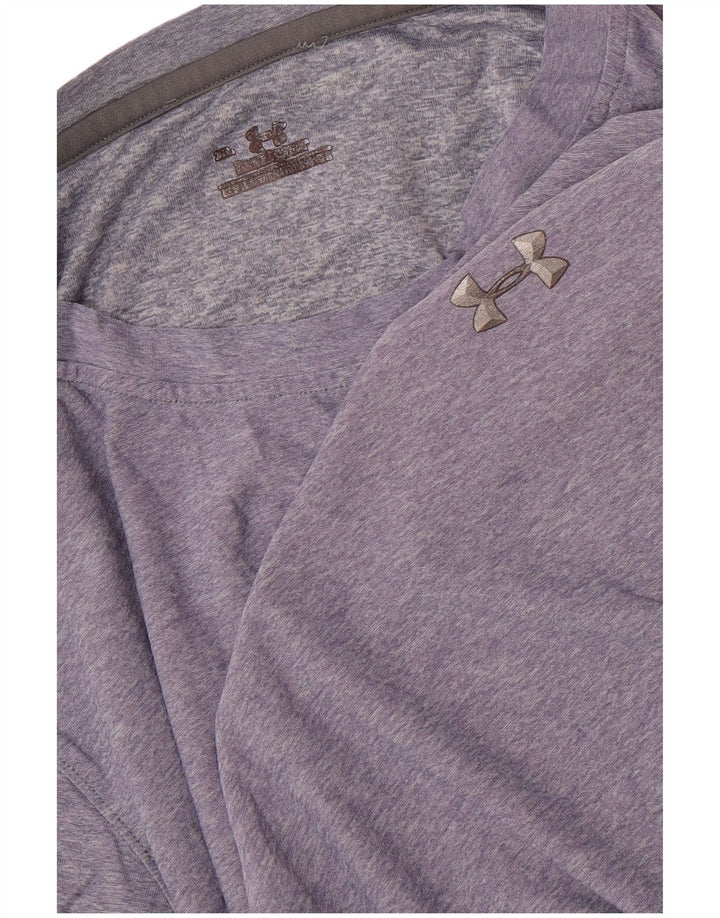 UNDER ARMOUR Herren T-Shirt Top XL Lila meliert