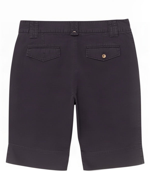 Massimo Dutti Damen Chinoshorts EU 40 Medium W30 Marineblaue Baumwolle