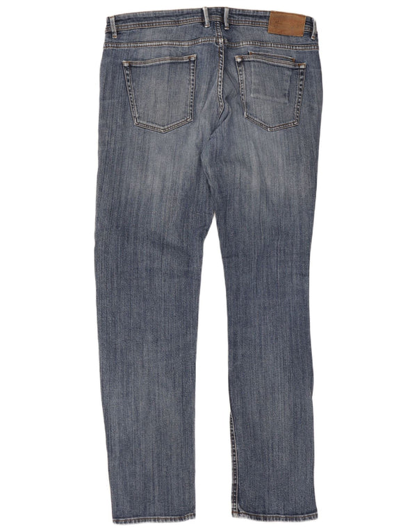 Massimo Dutti Herren Casual Fit Slim Jeans EU 46 XL W36 L33 Blau