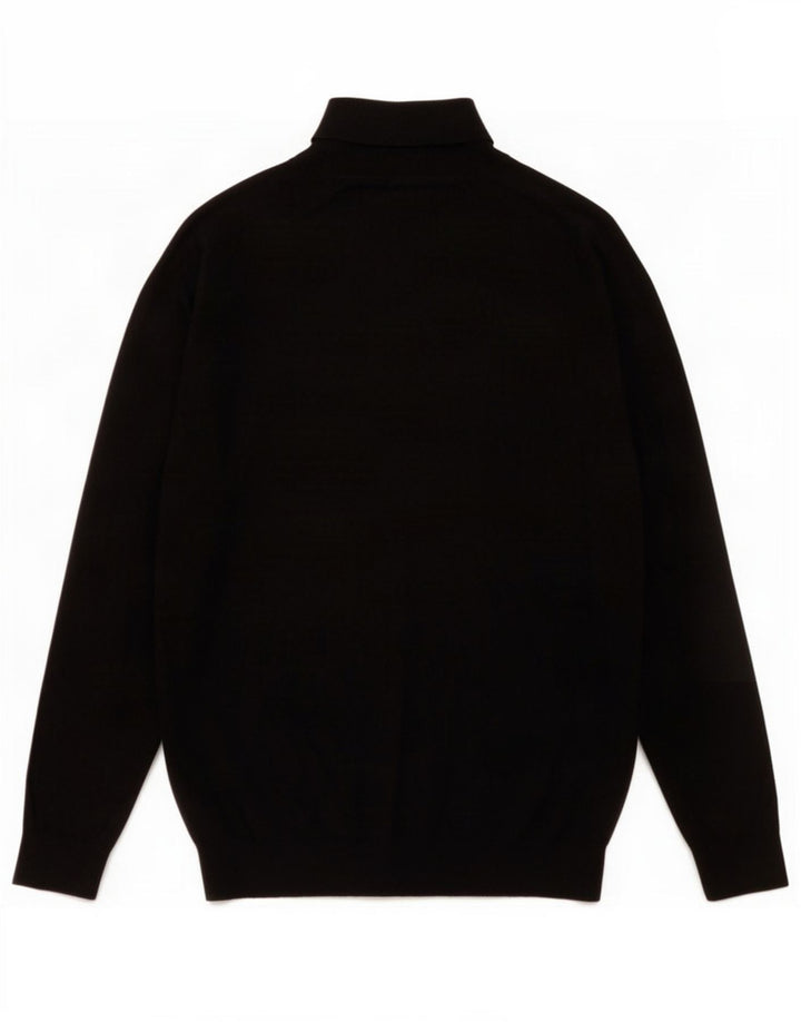 Rollkragenpullover für Herren von Zara, Größe L, Schwarz