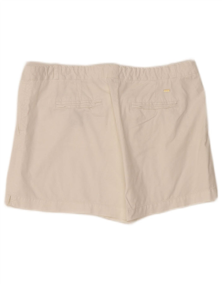 Tommy Hilfiger Damen Chino-Shorts US 8 Medium W32 Weiße Baumwolle