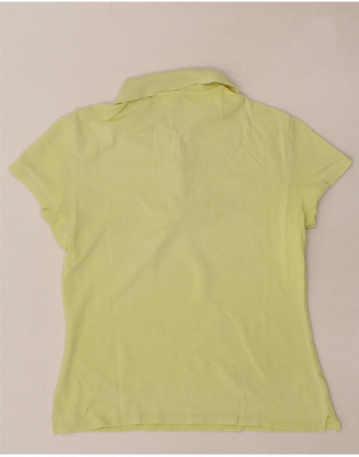 BENETTON Womens Polo Shirt UK 14 Medium Green Vintage Benetton and Second-Hand Benetton from Messina Hembry 