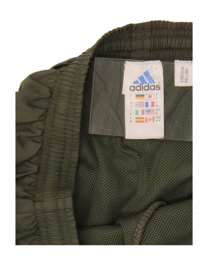 ADIDAS Mens Sport Shorts Large  Khaki Polyester Vintage Adidas and Second-Hand Adidas from Messina Hembry 