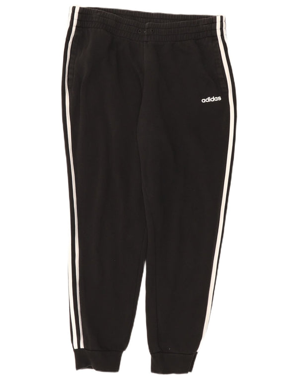 Adidas Damen Trainingshose Jogger UK 16 Large Schwarz Baumwolle