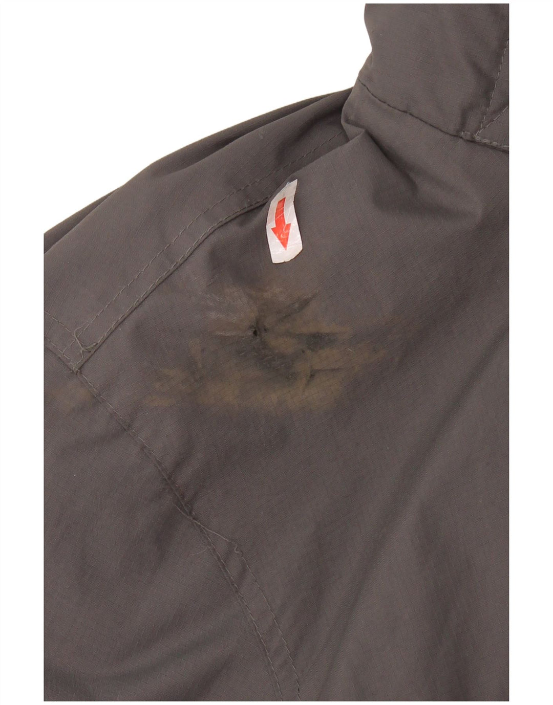 SUPERDRY Herren-Windjacke mit Kapuze, UK 38, mittelgraues Nylon