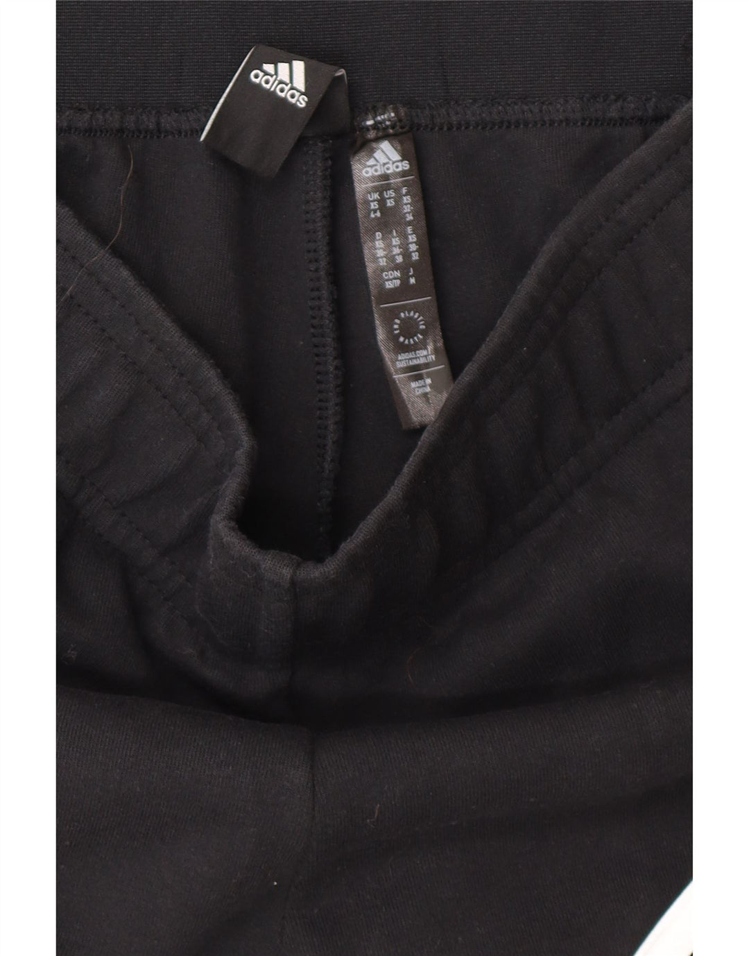 Adidas Damen Trainingshose UK 4/6 XS Schwarz