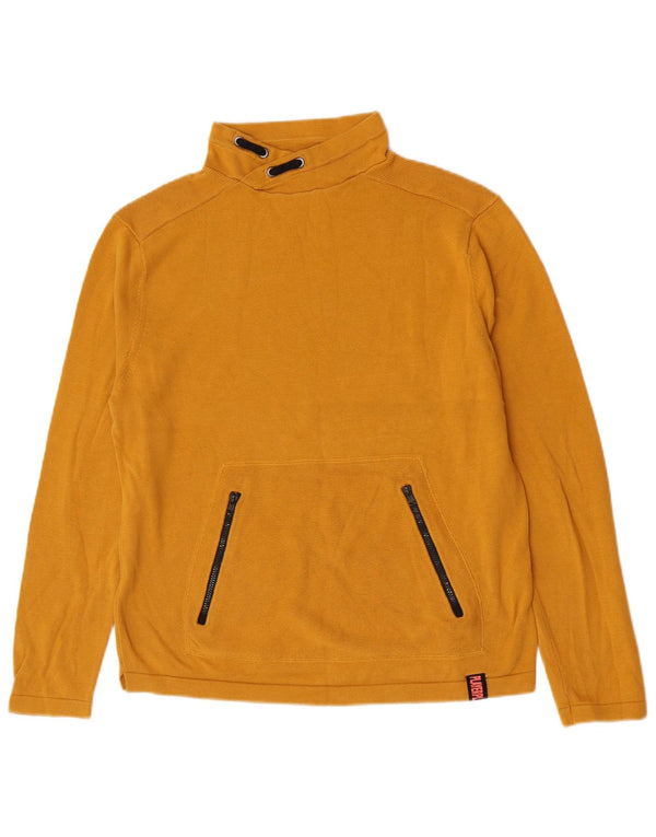 Zara Rollkragenpullover für Jungen, 13–14 Jahre, gelbe Baumwolle