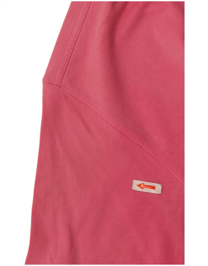 Kappa Herren-Poloshirt, groß, rosa Baumwolle