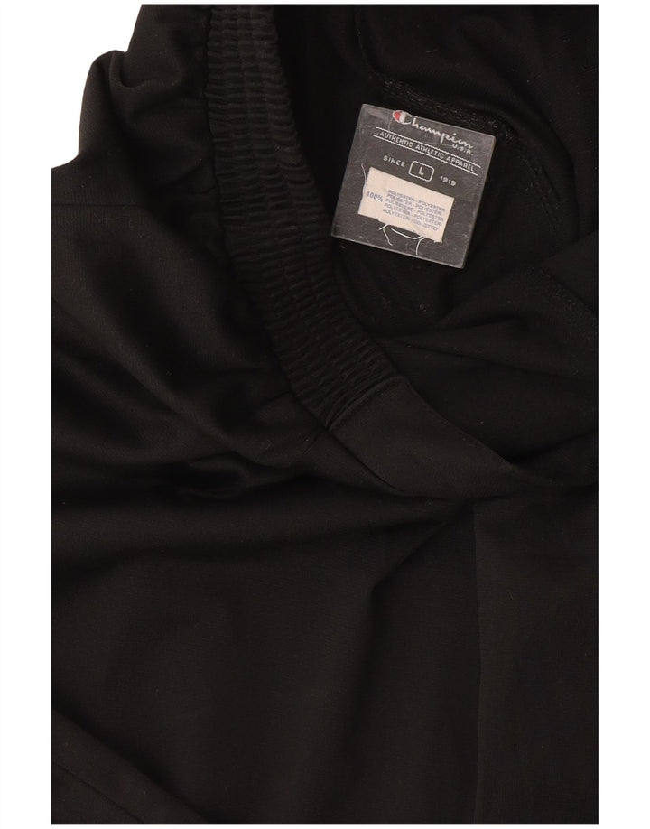Champion Womens Flare Trainingshose UK 14 Large Schwarz Polyester