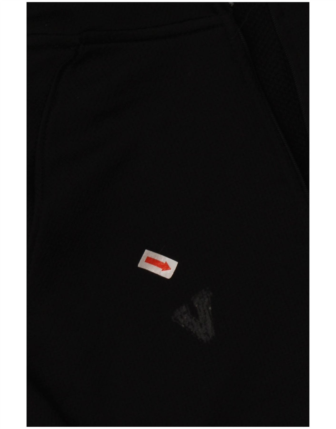 Russell Athletic Herren-Oberteil mit Reißverschluss, langärmlig, mittelschwarzes Polyester