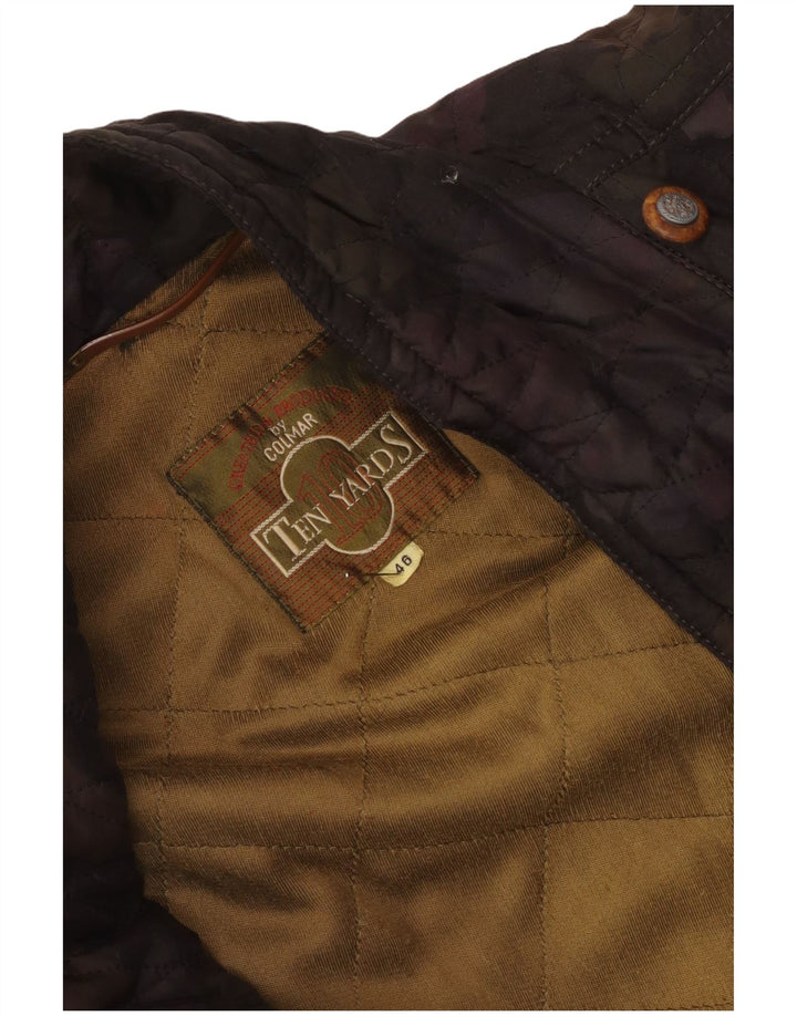 Colmar Damen Steppjacke IT 46 Large Mehrfarbig geblümt