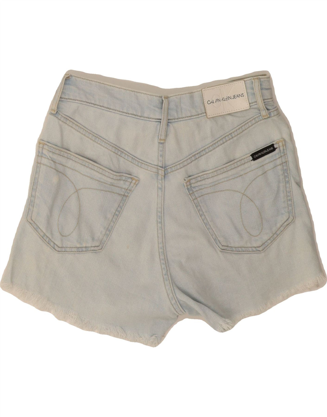 CALVIN KLEIN Damen Jeansshorts W26 Small Blau