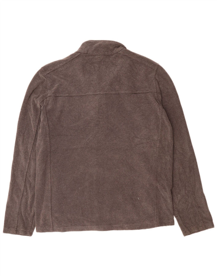GERRY Herren-Trainingsanzug-Top-Jacke, großes graues Polyester