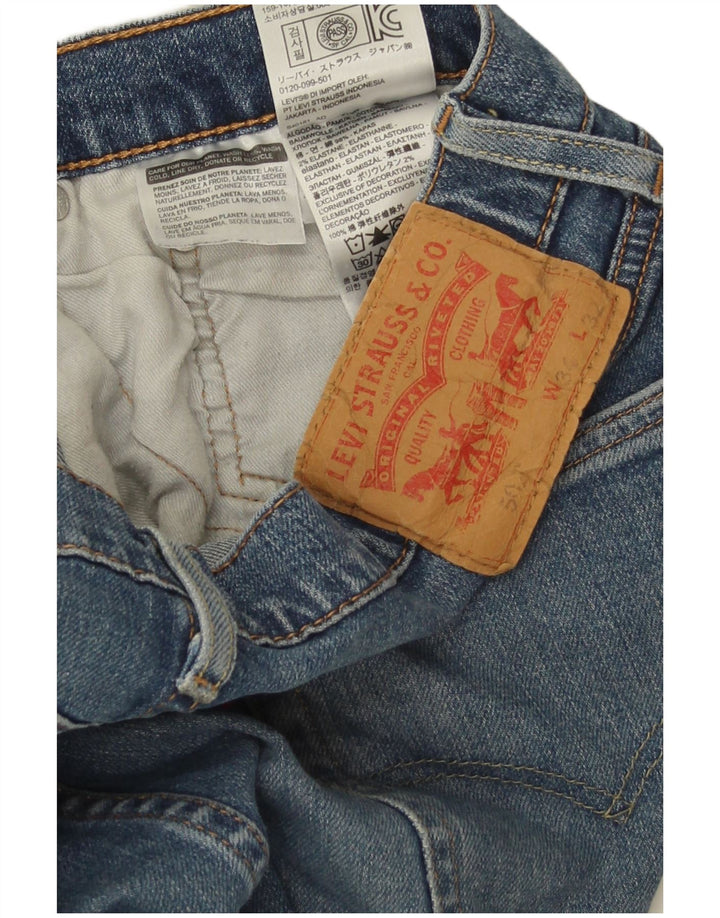 Levi's Herren 502 Tapered Jeans W34 L32 Blaue Baumwolle