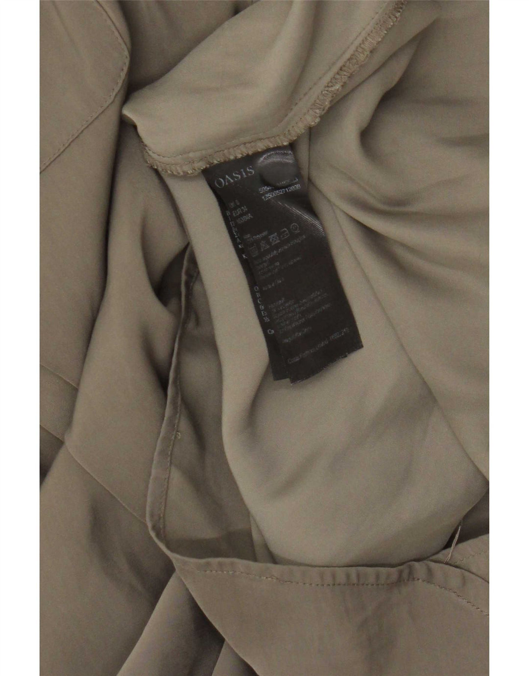 Oasis Damen-Etuikleid mit 3/4-Ärmeln, Größe S, Khaki, Polyester