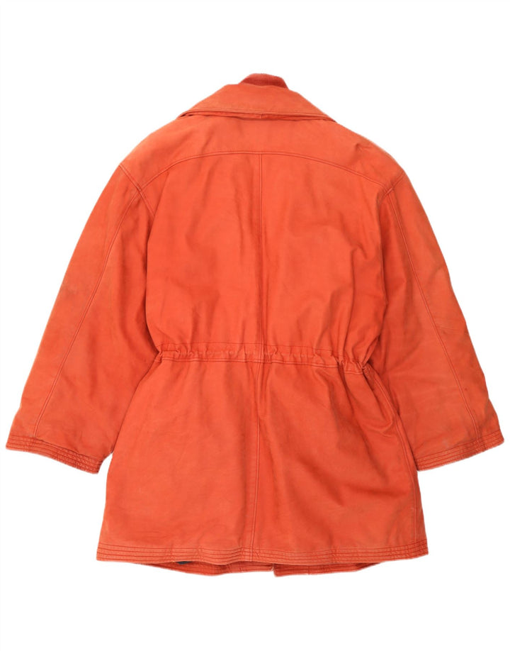 Vintage Damen Dufflejacke IT 46 Large Orange