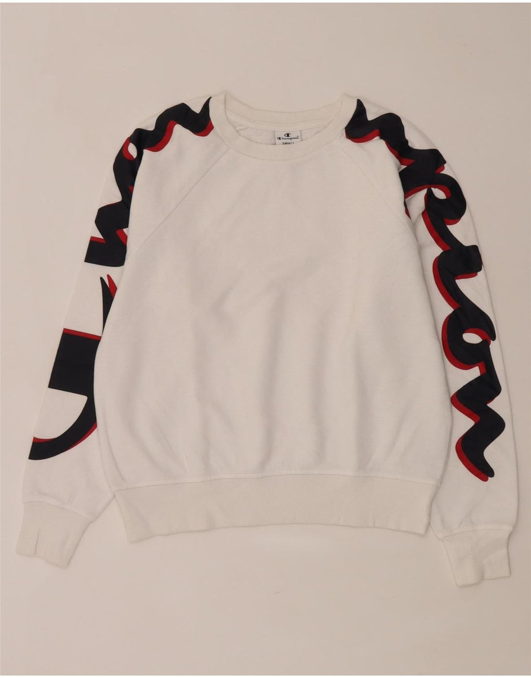 Champion Damen-Sweatshirt in Übergröße mit Grafik, Gr. 10, Größe S, Weiß