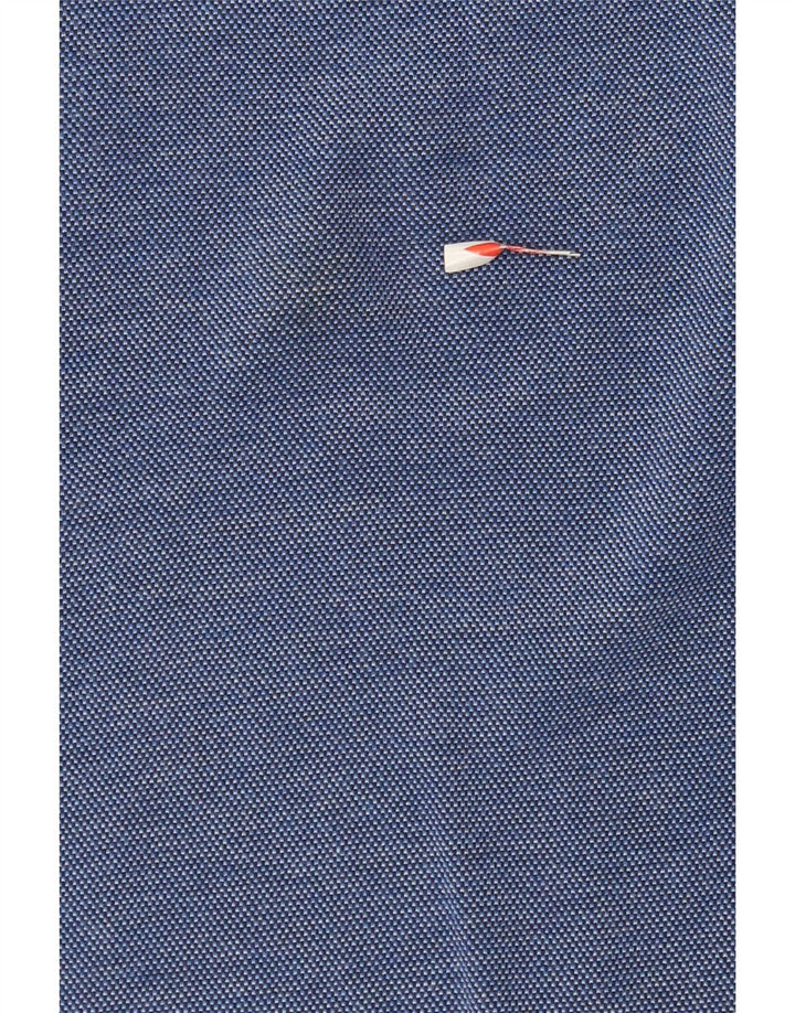Gant Herren Poloshirt XL Blau Colourblock Baumwolle