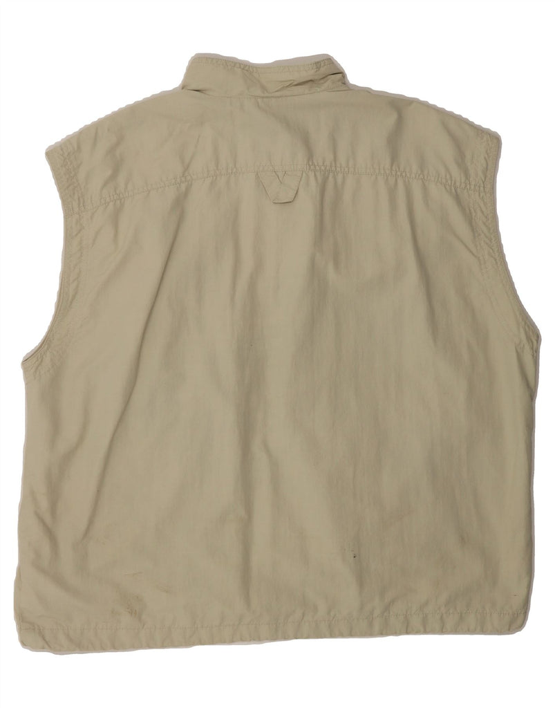 FJALL RAVEN Mens Utility Gilet UK 40 Large Beige Vintage Fjall Raven and Second-Hand Fjall Raven from Messina Hembry 